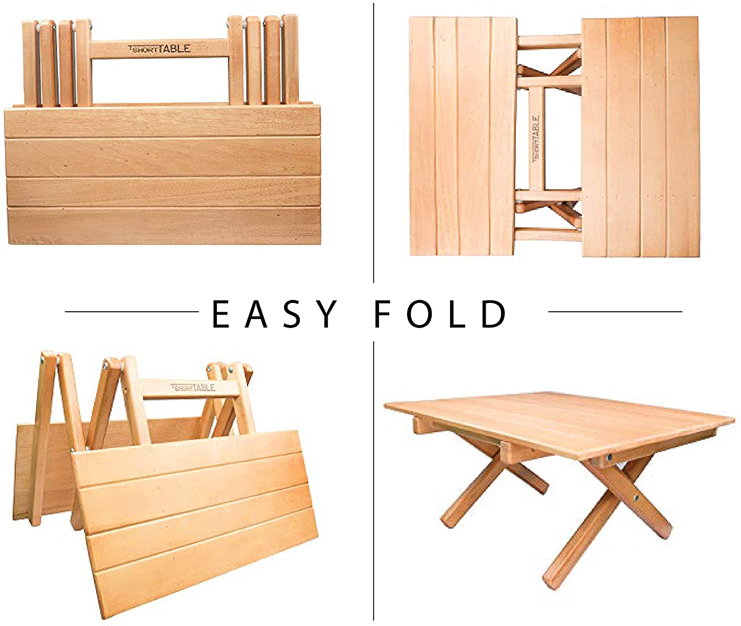 43810 - Simple Setup Short Table All-Purpose Use and Portability USA