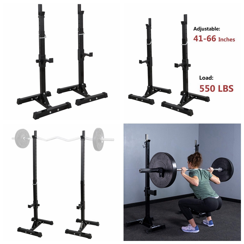 44140 - Squat Stands w/ Adjustable Uprights & Bar Catches USA