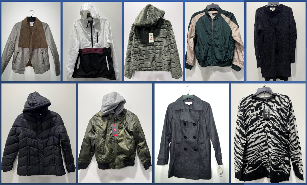 46166 - Small lots of sweaters and jackets / jackets USA