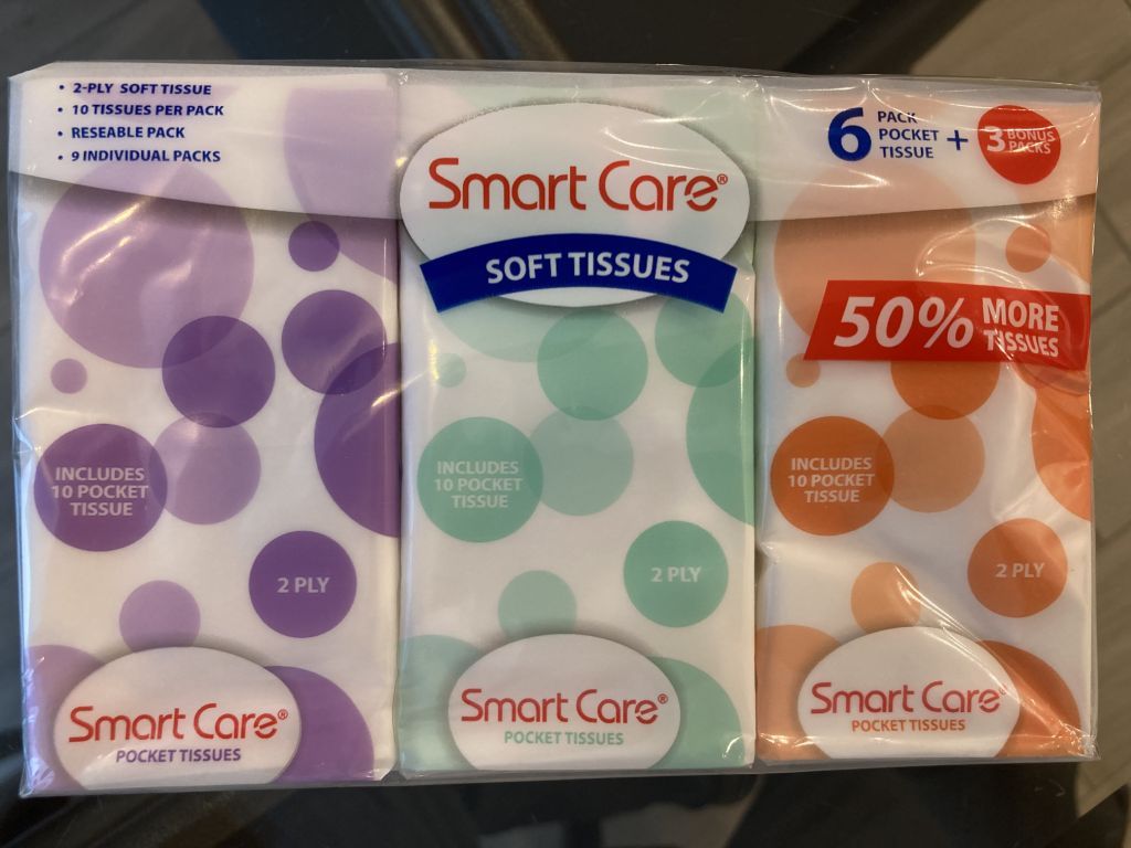 47533 - Smart Care Pocket Tissues USA