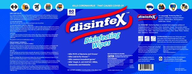 48389 - Disinfectant wipes USA