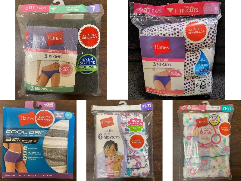 48599 - Great Deal on Hanes Undergarments USA