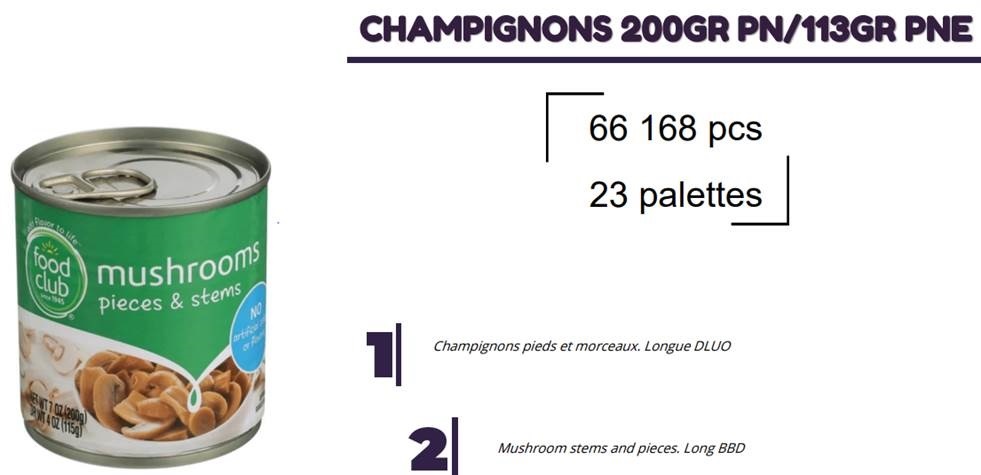 48622 - CHAMPIGNONS 200GR Europe