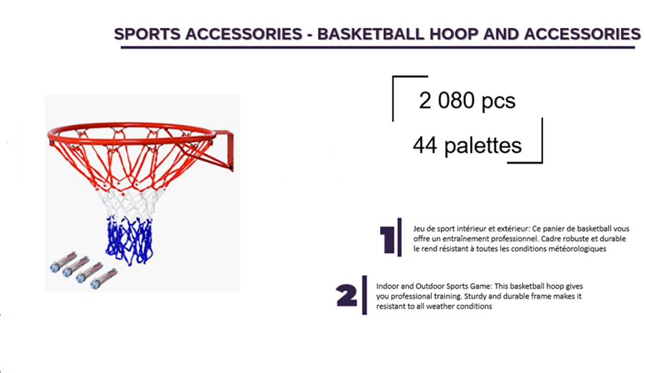 50808 - BASKETBALL HOOP AND ACCESSORIES Europe