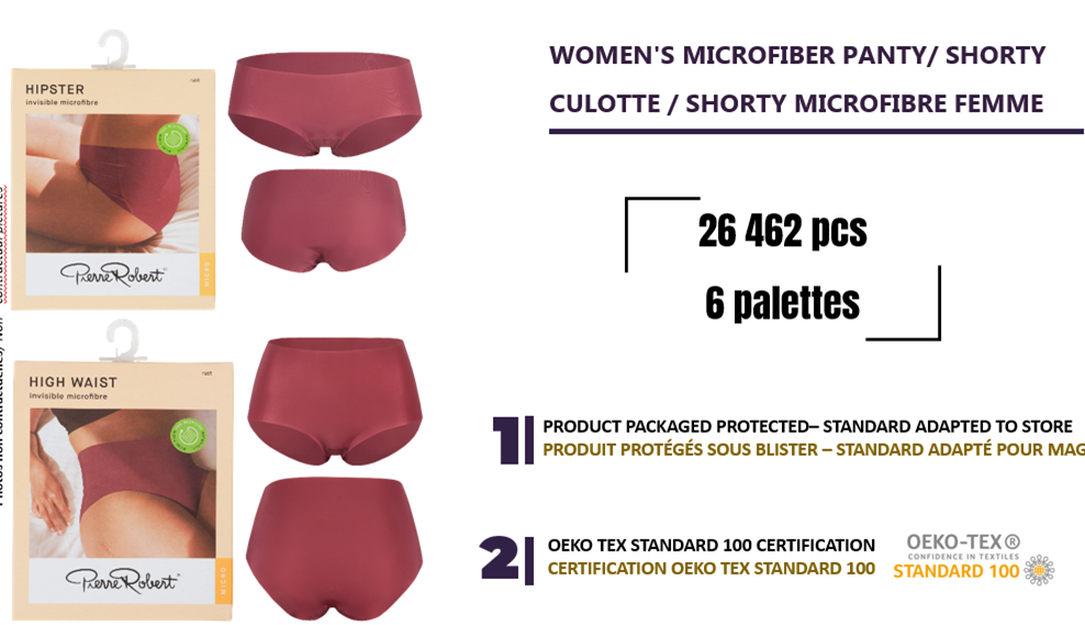 50950 - WOMEN'S MICROFIBER PANTY/ SHORTY Europe